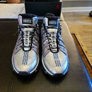 Versace sneakers size 13 platinum